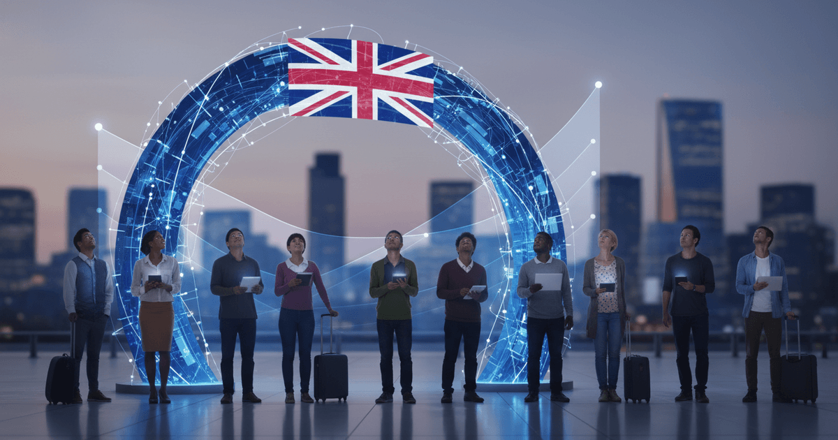 Travellers from different countries checking whether they need a UK ETA before flying